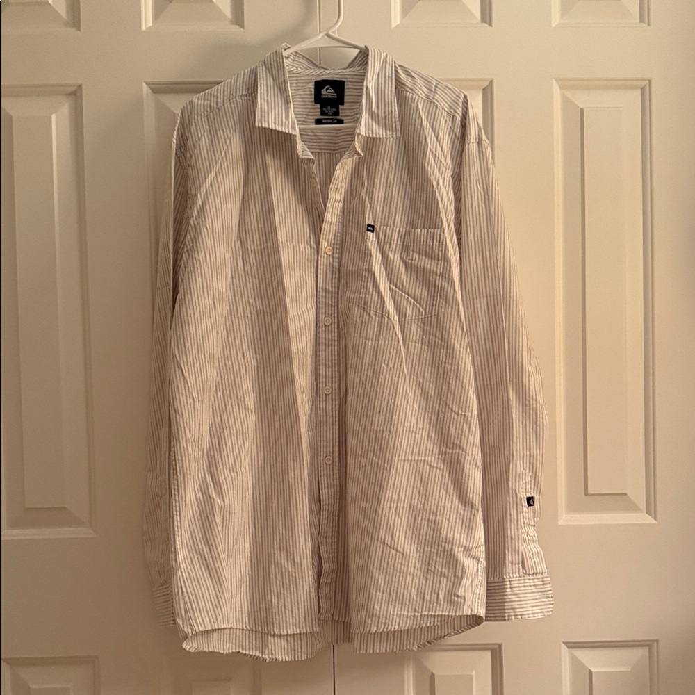 Quiksilver Men's Casual Striped Shirt